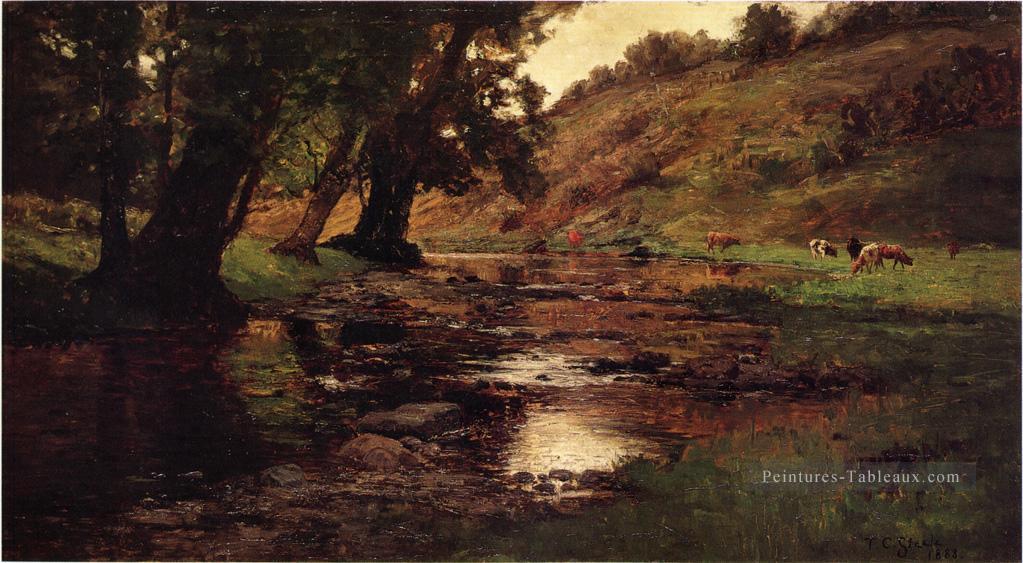 Les Ombres Impressionniste Indiana paysages Théodore Clement Steele Peintures à l'huile
